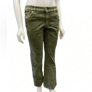 Bum Equipment Vintage Corduroy  Olive Bootcut Pants Size 10